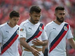 Las Chivas no pudieron corregir sus errores y pierden el partido. MEXSPORT / D. Leah