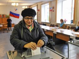 Están en disputa 450 bancas en la Duma, pero sólo la mitad de los asientos serán elegidos por lista nacional de partidos. AP / A. Petrov