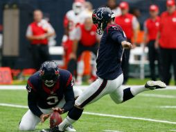 Novak acertó goles de campo de 32, 24, 31 y 43 yardas. AFP / B. Levey