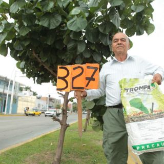 Con su dinero, el 'Señor Árbol' planta más de tres mil ejemplares