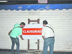 Durante los operativos de Inspección y Vigilancia se han clausurado 280 establecimientos, de los cuales 126 permanecen cerrados. ESPECIAL /