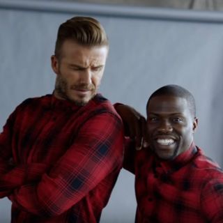 David Beckham y Kevin Hart en nueva campaña