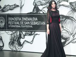 Mónica Bellucci. La actriz se encuentra presente en el Festival de Cine de San Sebastián. EFE /