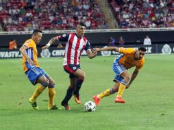 Pulido se mostró hambriento y desesperado al mismo tiempo sobre la grama del Estadio Chivas. EL INFORMADOR / M. Vargas