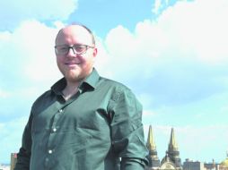 Sebastián Ladrón de Guevara. Exponente en el Congreso Internacional sobre Industrias Creativas. ESPECIAL / SCJ