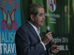 Ramos Flores indicó que el alza del dólar ha generado un escenario positivo en el sector turístico en Jalisco. EL INFORMADOR / F. Atilano
