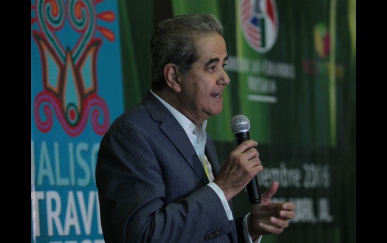 Ramos Flores indicó que el alza del dólar ha generado un escenario positivo en el sector turístico en Jalisco. EL INFORMADOR / F. Atilano