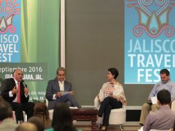 Enrique Ramos (2do izq a der) participó en la segunda edición del Travel Fest. EL INFORMADOR / F. Atilano