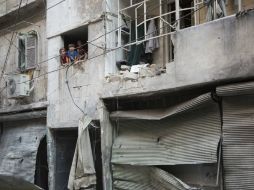 La ONU espera poder hacer llegar otros convoyes humanitarios hacia lugares sitiados, donde viven unas 600 mil personas. AFP / K. Al-Masri