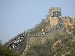 La Muralla es en realidad un conjunto de trozos de muro levantados en distintas épocas, de el siglo III a.C. hasta finales del XVII. AFP / ARCHIVO