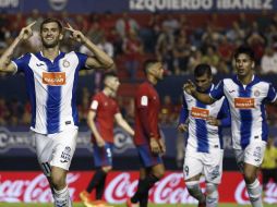El Espanyol de Barcelona consiguió un importante triunfo sobre el Osasuna. EFE / J. Diges