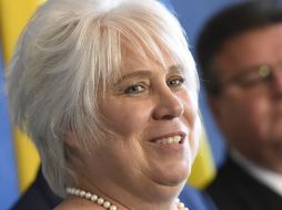 Kaljurand es apoyada por el Partido Socialdemócrata AFP / J. Nackstrand