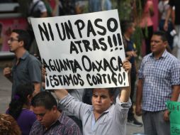 Desde el martes por la noche, la Sección 22 adherida a la CNTE reanudó negociaciones con el gobierno estatal. EL INFORMADOR / ARCHIVO