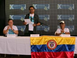 Márquez envió un saludo a los guerrilleros que no aceptaron los acuerdos de paz y se declararon en disidencia. EFE / M. Dueñas