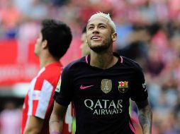 En la sexta jornada de la liga española anotaron Neymar (81 y 88) Luis Suárez (29), Rafinha (32) y Arda Turan (85). AFP / A. Gillenea