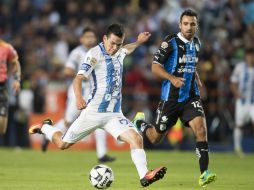 Hirving Lozano selló el triunfo de Pachuca al anotar el 2-0. MEXSPORT / O. Martínez