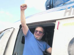 Los mandos de las FARC, encabezados por su líder, 'Timochenko', fueron recogidos en El Diamante por la Cruz Roja. AP /