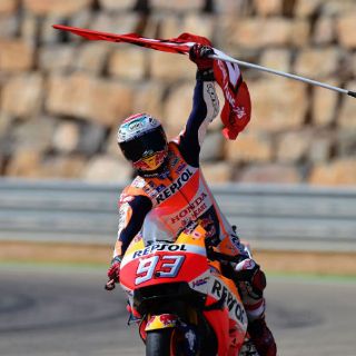 Marc Márquez triunfa en el Gran Premio de Aragón