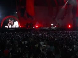 Durante su actuación, Rihanna recordó a la multitud que ella misma migró desde Barbados. ESPECIAL / globalcitizen.org