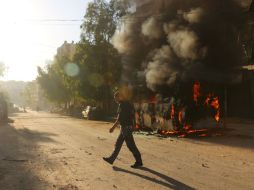 El jueves pasado, las autoridades sirias retomaron su ofensiva en la población de Alepo, donde han intensificado los bombardeos. AFP / A. Alhalbi
