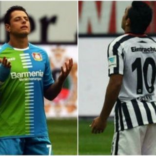 Marco Fabián y 'Chicharito', en el once ideal de la Bundesliga