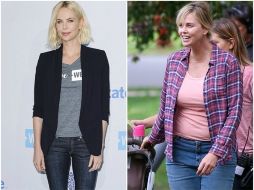 El portal web 'Daily Mail' publica fotografías de Charlize Theron en las que luce con kilos de más. ESPECIAL / www.dailymail.co.uk