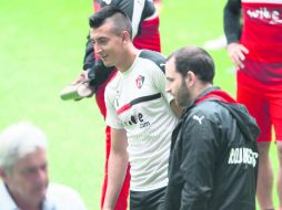 Motivado. El 'Fideo' siente que mejora su nivel. MEXSPORT /