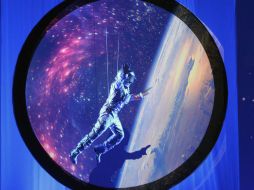 Durante la inauguración del Congreso se hizo una simulación espacial con un artista en atuendo de astronauta. EL INFORMADOR / M. Vargas