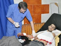 Tras su graduación, los alumnos que deseen ejercer hallan empleo de inmediato en centros sanitarios de Alepo. EFE / ARCHIVO