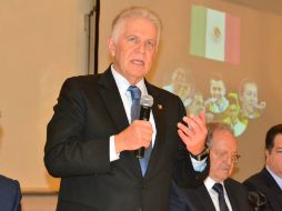 Padilla asegura que presentará una planilla de gente con experiencia. Le aconsejan trabajar en armonía con la Conade. TWITTER / @COM_Mexico