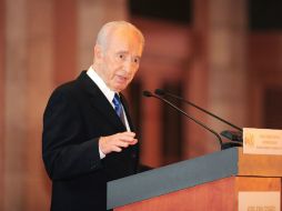 Shimon Peres murió este martes a los 93 años de edad por un fallo multiorgánico. NTX / ARCHIVO