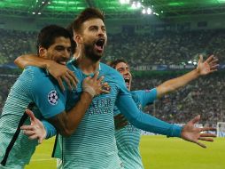 Piqué  marcó el gol del desempate al minuto 74. AFP / O. Andersen