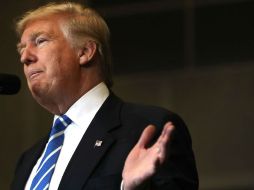 Enojado. Donald Trump 'repartió parejo' contra toda la farándula. AFP / S. Platt