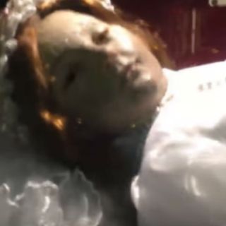 Video de santa que abre los ojos se viraliza