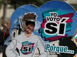 Este domingo se llevará a cabo el plebiscito para votar sí o no sobre el acuerdo de paz entre el gobierno y las FARC. AP / F. Vergara