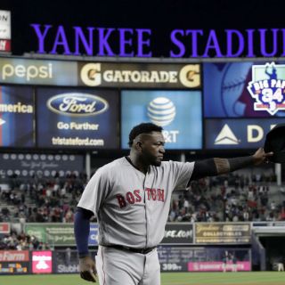 David Ortiz, ovacionado en su adiós al Yankee Stadium