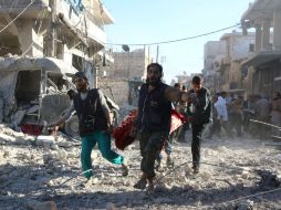 El este de la ciudad es objetivo desde el pasado 22 de septiembre de una nueva ofensiva del régimen sirio. AFP / T. Mohammed