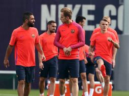 Llega la escuadra azulgrana a Vigo con el objetivo de terminar con buen pie un ciclo que les aproximaría al Real Madrid. EFE / T. Albir