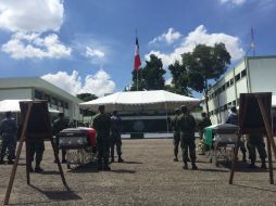 Cienfuegos señaló que los nombres de los soldados caídos permanecerán ‘inscritos en las páginas de oro en la historia de México’. TWITTER / @S_Cienfuegos_Z