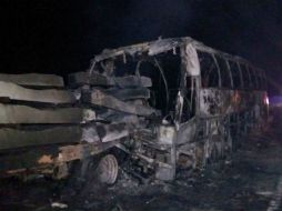 Los restos de las víctimas fueron trasladados a Xalapa y se iniciaron las pruebas forenses para comprobar su identidad. EFE / L. Monroy