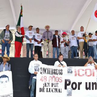 Comité '68 pide resolver casos Ayotzinapa y Nochixtlán