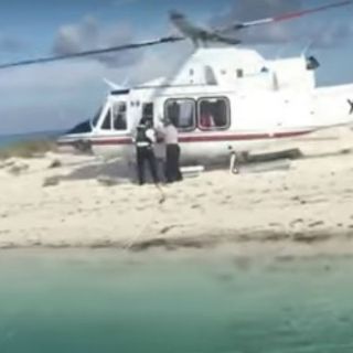 Denuncian ante Profepa aterrizaje de helicóptero en arrecife