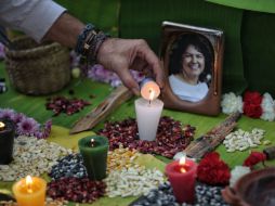 Berta Cáceres encabezó la defensa del río Gualcarque en el oeste de Honduras. EFE / ARCHIVO