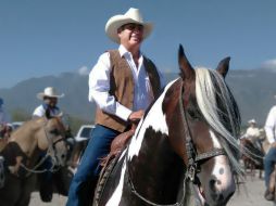 En su primer día como mandatario estatal cuando realizó una cabalgata en el Parque Fundidora. FACEBOOK / Jaime Rodriguez Calderon