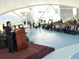 Aristóteles inauguró CRECE en el municipio de Ameca. TWITTER / @AristotelesSD