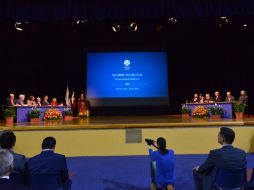 José Morales Orozco rindió su informe de gestión este martes. TWITTER / @ITESO