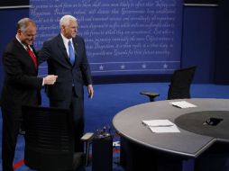 El Washington Post caracteriza el debate más como una guerra de poder entre los candidatos presidenciales. EFE / A. Gombert