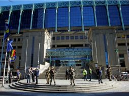 Todo el tráfico ferroviario que parte y con destino a la estación Nord ha sido interrumpido. AFP / T. Roge
