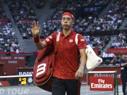 Nishikori aún no asegura su boleto a la final de temporada que celebra la ATP, torneo que reúne a los ocho mejores jugadores. AP / E. Hoshiko