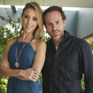 Vibran el amor Fernanda Castillo y Erik Hayser